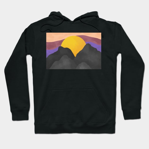 Mountain Sunset Hoodie by Reeseworks